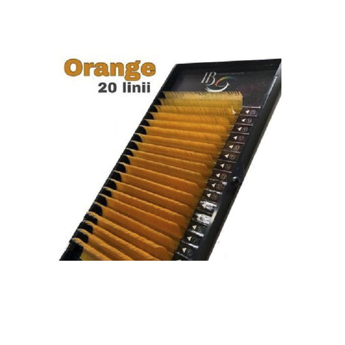 Curvature D 0.10, Orange, iBeauty, thread by thread