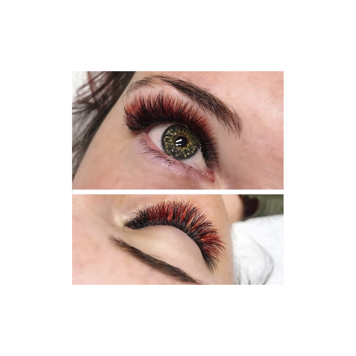 Curbura D 0.10, Rosu, iBeauty, fir cu fir