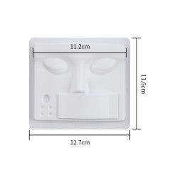 Masca pentru practica, manechin cu loc pentru suport adeziv si capac anti-praf