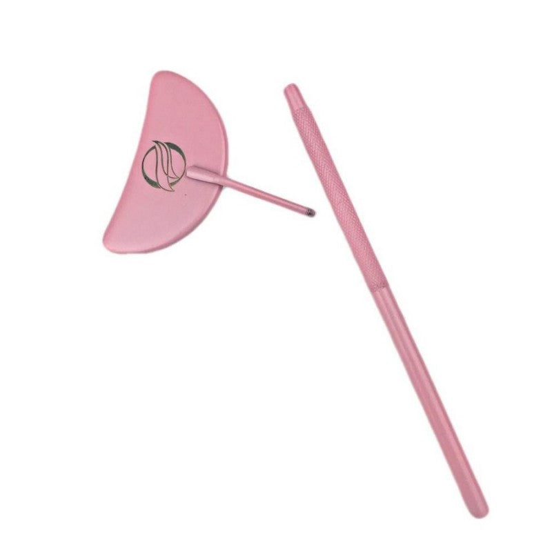 Oglinda Luna pentru gene, Mini-oglinda pentru extensii de gene, Roz