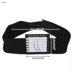 Magnetic headband with 4 magnetic pallets for eyelash extensions + set of rings as gift