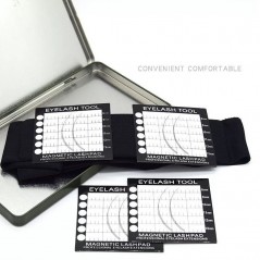 Magnetic headband with 4 magnetic pallets for eyelash extensions