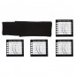 Suport magnetic cu 4 palete magnetice pentru aplicarea extensiilor de gene + set de inele cadou