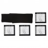 Suport magnetic cu 4 palete magnetice pentru aplicarea extensiilor de gene + set de inele cadou