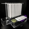 Organizator cu 9 palete magnetice si support palete magnetic.