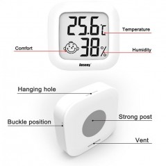 Mini digitale Termometro per la misurazione di umidità e temperatura, Digitale igrometro