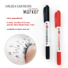 Marker for eyelash extensions, Pen for noting the lengths on the Eyepad