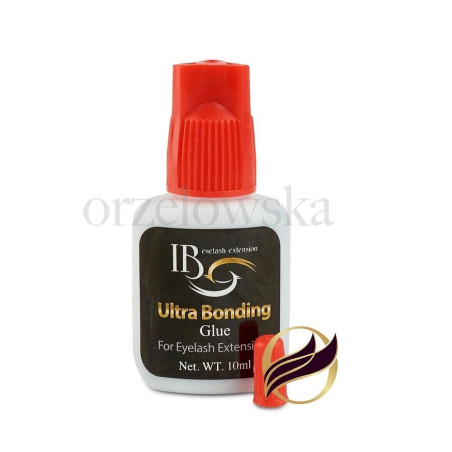 Adesivo Ultra Bonding 10ml, asciugatura 2-3 sec, iBeauty, cappuccio rosso, colla universale, resistenza 4-6 settimane