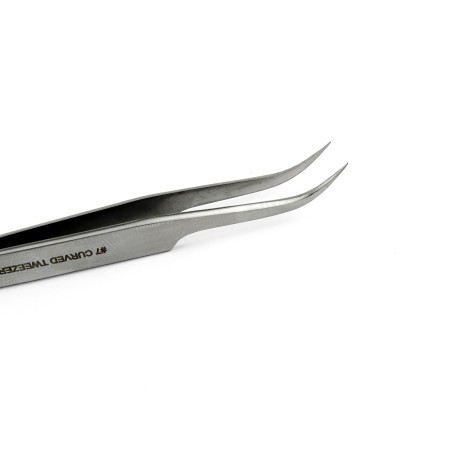 Pinzette no.7 Curved Tweezer Shahbaz & Sons, Precisione Eccellente, Per extension ciglia volume