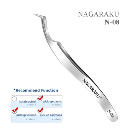 Nagaraku N-08 Tweezer, for eyelash extensions