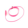 Pink silicon bracelet for tweezer's protection, eyelash extensions