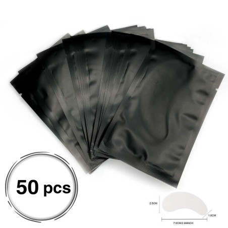 Medium matt pads for eyelash separation - SET 1 - 50 pcs