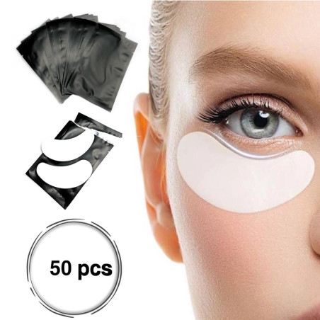 Medium matt premium eye pads for eyelash separation - SET 1 - 50 pcs