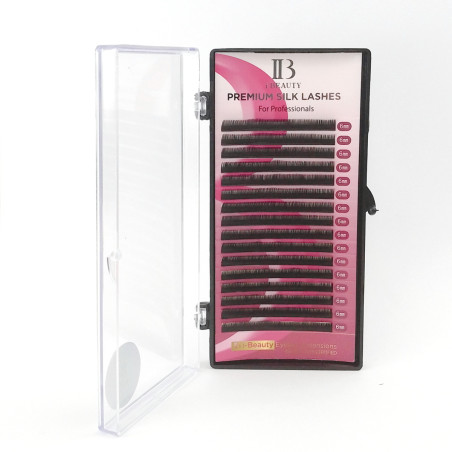 Extensión de Pestañas de Seda Individual Premium B curl - iBeauty