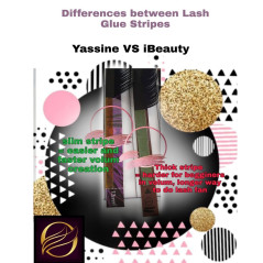 0.03 D - Eyelash extension Yassine Premium, 20 lines