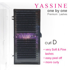 0.03 D - Eyelash extension Yassine Premium, 20 lines