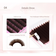 Nagaraku clasic Dark Brown, for eyelash extension