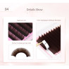 Nagaraku clasic Dark Brown, for eyelash extension