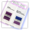 0.07 Easy Fan lashes, Volum, Blossom flower - Blue & Purple 11-13