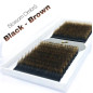 Ombre Brown easy volum BLOSSOM FAN FLOWER LASHES, false eyelash extenssion