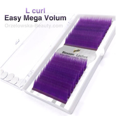 B,C,D,L 0.07 Extension ciglia Blossom, malva, 0.07, per volume, Easy Fan