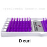 B,C,D,L 0.07 Extension ciglia Blossom, malva, 0.07, per volume, Easy Fan