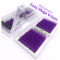 Purple easy volum BLOSSOM FAN FLOWER LASHES, false eyelash extenssion