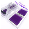 Purple easy volum BLOSSOM FAN FLOWER LASHES, false eyelash extenssion