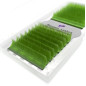 Green easy volum BLOSSOM FAN FLOWER LASHES, false eyelash extenssion