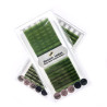 Green easy volum BLOSSOM FAN FLOWER LASHES, false eyelash extenssion