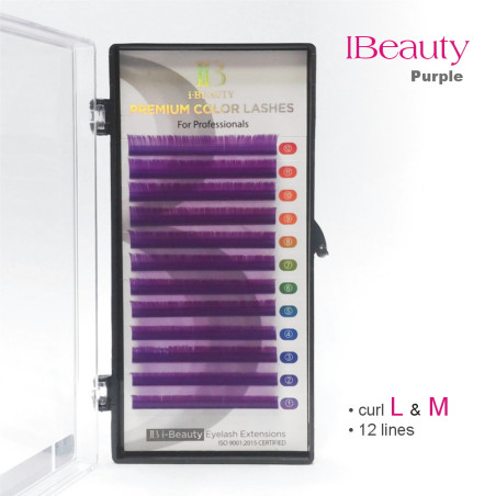 0.07 L iBEAUTY  Curb L & M, extension per ciglia Malva