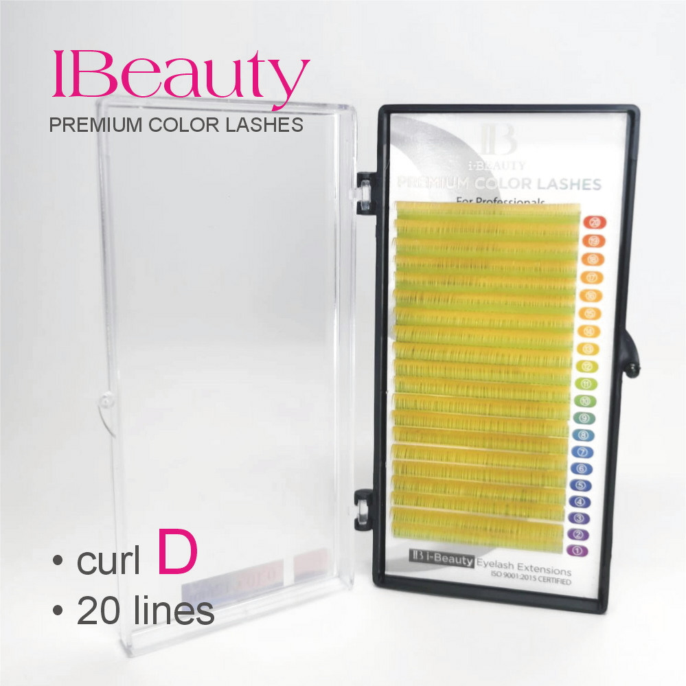 D 0.10 dorado - Extensión de pestañas iBeauty