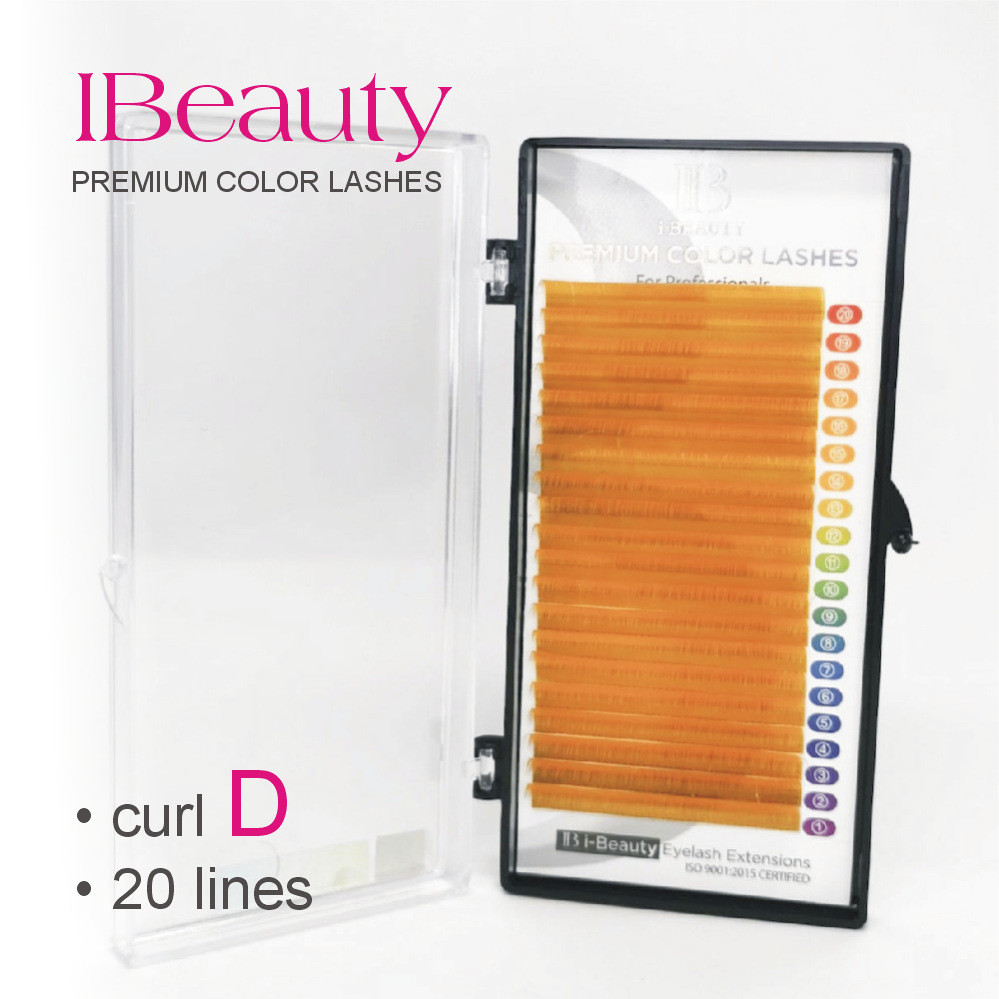 D 0.10 naranja - Extensión de pestañas iBeauty