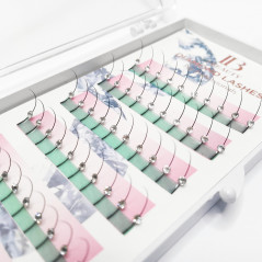 Swarovski cu pietricele argintii, Grosime 0.18