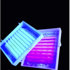 CC 0.07 Mix 7-14 mm , Roz Electric, Extensii gene false colorate, 8 linii, Orzelowska