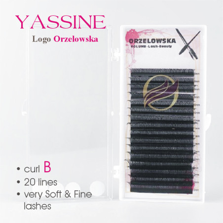 Curl B 0.03 - Eyelash extension 1:1 Orzelowska (Yassine) 20 lines