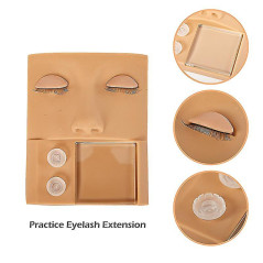 Maschera in silicone per la pratica, con supporto adesivo