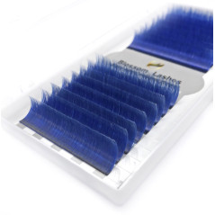 Blue easy volum BLOSSOM FAN FLOWER LASHES, false eyelash extenssion