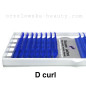 D  0.05 Eyelash extension Blossom, Blue, thickness, easy fan lashes, fast volume eyelash extensions