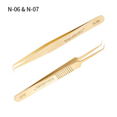 Pinza Nagaraku N-07, para extensiones de pestañas