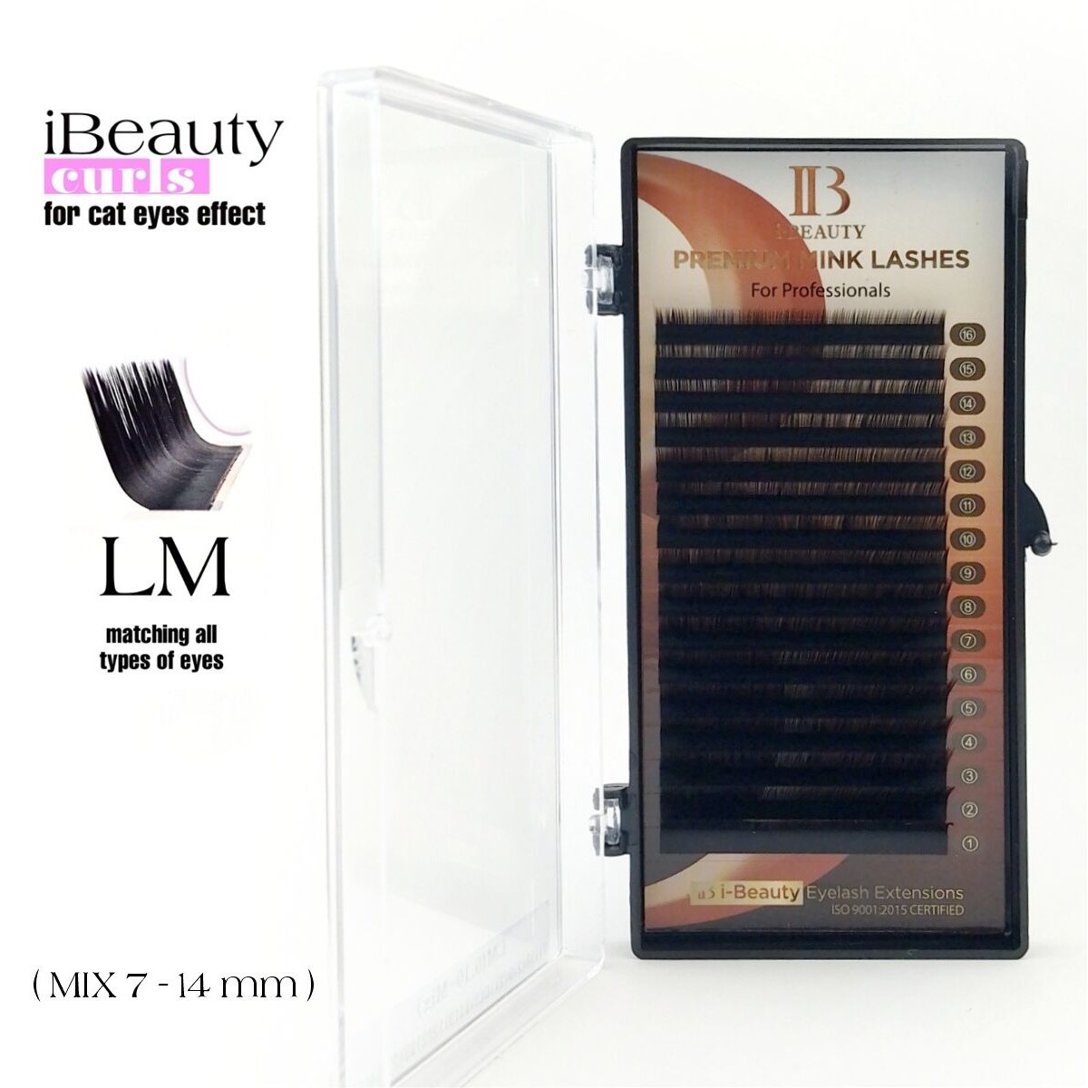 LM 0.05 mix 7-14 iBEAUTY, very easy for beginners, all types of eyes