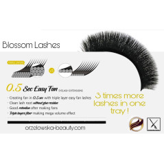 0.03 C Extension ciglia Blossom, volume leggero, veloce, direttamente dal nastro.