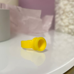 YELLOW Glue Ring , Multiple uses, pack with 10 containers