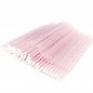 Glitter Microbrushes - 2,5 mm, 100pcs , Micro Applicator Brushes, Disposable Eye Lashes Mascara Wands for Eyelash Extensions