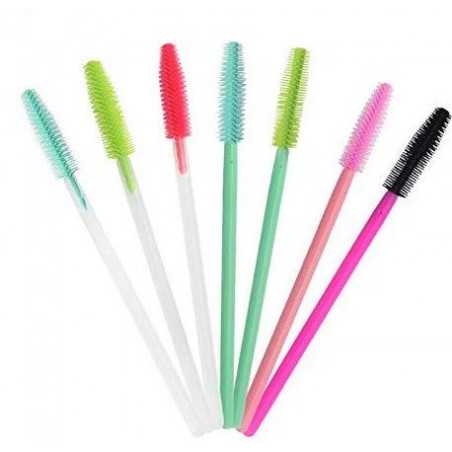 Silicone Mascara Wand for brushing the eyelash extensions- 50 pcs