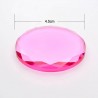 Adhesive support for eyelash extensions, pink crystal
