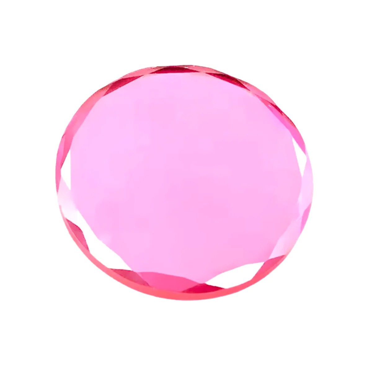 Suport adeziv pentru extensii gene, piatra cristal roz