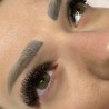 3D W double tips PINKY, Curl D : pre-made eyelash extensions, quick volume