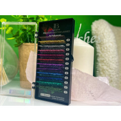 Gene cu sclipici mix culori iBeauty, Premium Glitter, 0.15mm