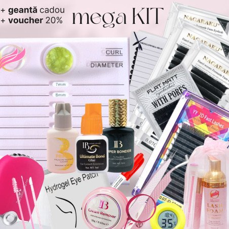 STARTER mega KIT - extension ciglia - 20 prodotti - BORSA REGALO + 20%VOUCHER